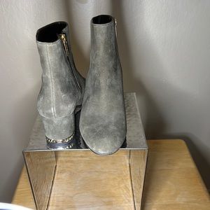 Olive Green MK ankle boots